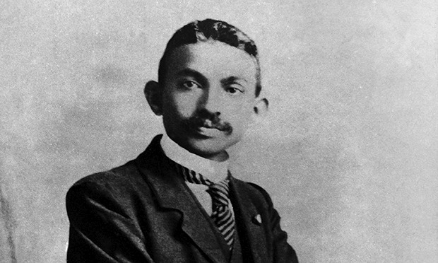 Un joven Mahatma Gandhi